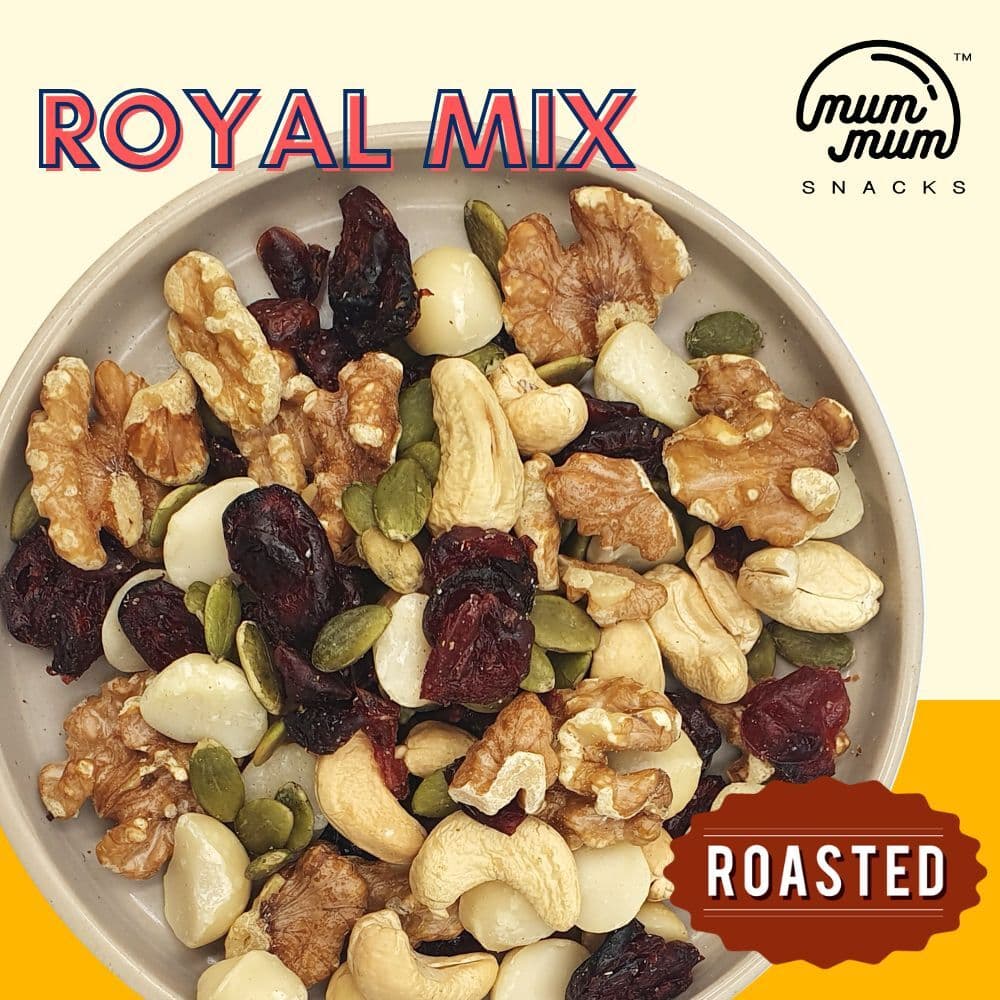Royal Mix - Macadamia, Cashew, Walnut, Pumpkin Seed & Cranberry